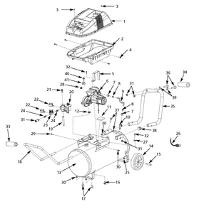 Part Location Diagram of R112N-THB Campbell Hausfeld Air Regulator